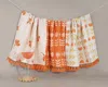 Tiramisu The Valencia Folk Art Kitchen Towel Set In Orange