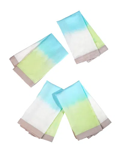 TIRAMISU TIRAMISU TROPICAL BREEZE TIE-DYE NAPKIN SET