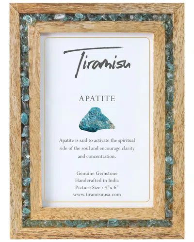 Tiramisu Tropical Seas Apatite 4x6 Picture Frame In Blue