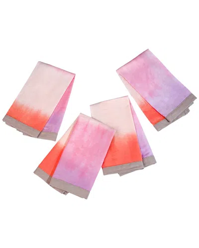 TIRAMISU TIRAMISU TWILIGHT BLOSSOM TIE-DYE NAPKIN SET