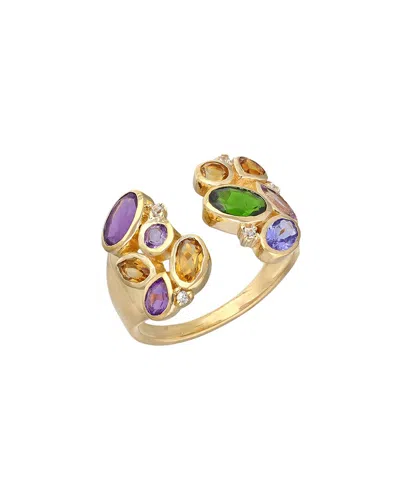 Tiramisu Vermeil 2.33 Ct. Tw. Gemstone Ring In Gold