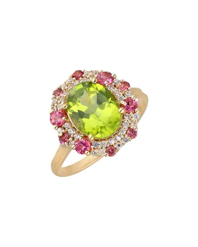 Tiramisu Vermeil 3.07 Ct. Tw. Gemstone Ring In Gold