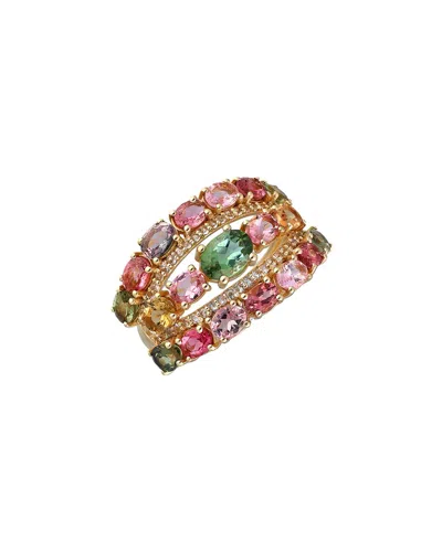 Tiramisu Vermeil 3.93 Ct. Tw. Gemstone Ring