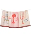 Tiramisu Set Of Three Vintage Celebration Kitchen Towels In Multi