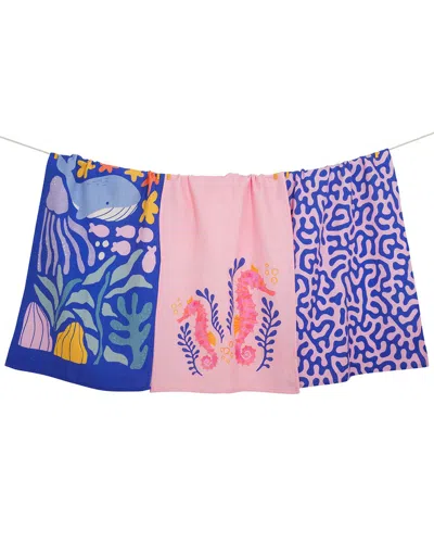 TIRAMISU TIRAMISU WHIMSICAL OCEAN KITCHEN TOWEL SET