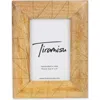 Tiramisu Wood & Brass Picture Frame In Brown