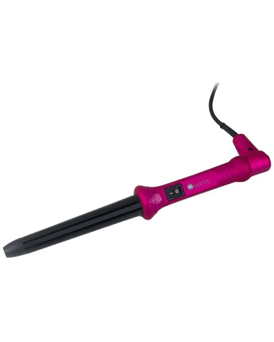 Tiri Professional Tiri 19/25mm Clipless Tourmaline Curling Iron (with Heat Glove Included) - Pink In Multi