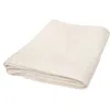 Tirillm "blake" Cable Knitted Cashmere Throw Blanket - Off White In White