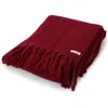 Tirillm "molly" Fluffy Throw Blanket - Red In Red