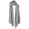 Tirillm Women's "alfie" Big Cashmere Scarf - Grey Melange In Grey