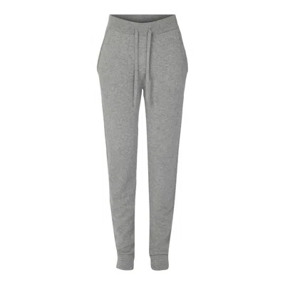 Tirillm Women's "amalie" Cashmere Jogging Pant - Grey Melange In Gray