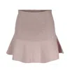 Tirillm Women's "anita" Short Merino Wool Flared Skirt- Neutrals In Beige