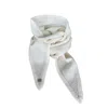 Tirillm Women's Ayla Small Neck Scarf In Soft Pure Cashmere, Off White In White