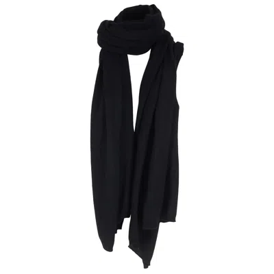 Tirillm Women's Black "alfie" Big Cashmere Scarf