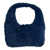 Tirillm Women's Black Lotte Handmade Small Bag Made Of Sherling Scraps. In Black