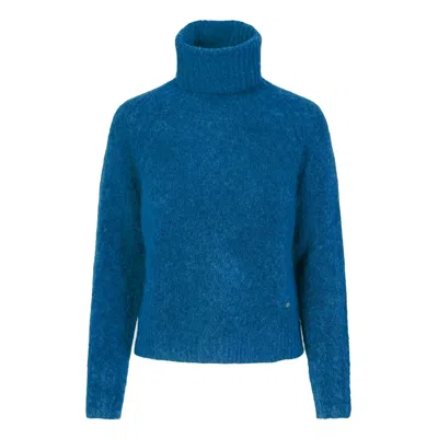 Tirillm Women's Blue Ma Mohair Jumper With Great Details
