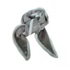 Tirillm Women's Brown Ayla Small Neck Scarf In Soft Pure Cashmere, Dark Beige Melange In Brown
