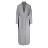 Tirillm Women's "camilla" Cashmere Dressing Gown - Grey Melange In Grey