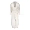 Tirillm Women's "camilla" Cashmere Dressing Gown -off  White In White