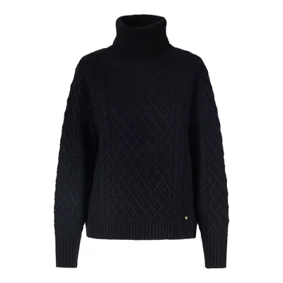 Tirillm Women's Celina Cable Knitted Pullover - Black