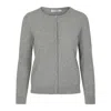 Tirillm Women's Emilie Basic Cashmere Cardigan - Grey Melange In Grey