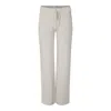 Tirillm Women's Neutrals "andrea" Merino Wool Trouser - Light Beige In Beige/black