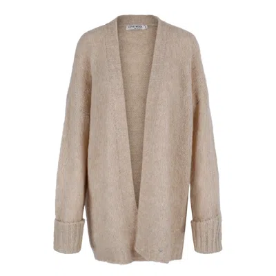 Tirillm Women's Neutrals "cessa" Long Cardigan Light Beige