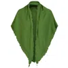 Tirillm Women's Palma Triangle Cashmere Scarf Green In Green
