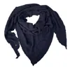 Tirillm Women's Palma Triangle Cashmere Scarf Navy Blue In Blue