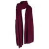 Tirillm Women's Pink / Purple "alfie" Large Cashmere Scarf - Plum In Pink/purple