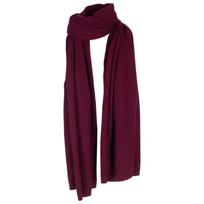 Tirillm Women's Pink / Purple "alfie" Large Cashmere Scarf - Plum In Pink/purple
