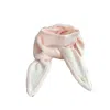 Tirillm Women's Pink / Purple Ayla Small Neck Scarf In Soft Pure Cashmere, Pale Pink In Pink/purple
