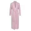 Tirillm Women's Pink / Purple "camilla" Cashmere Dressing Gown - Baby Pink In Pink/purple