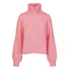 Tirillm Women's Pink / Purple "mille" Fluffy Mohair Pullover - Pink & Purple In Pink/purple