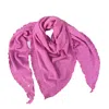 Tirillm Women's Pink / Purple Palma Triangle Cashmere Scarf Pink Melange In Pink/purple