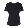 Tirillm Women's Sky Basic T-shirt - Black In Black