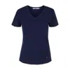 Tirillm Women's Star V-neck T-shirt - Blue In Blue