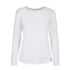 Tirillm Women's White Sia Long Sleeve Top In White