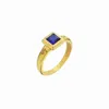 Tiron Women's Gold / Blue Amelia Ring - Limited Edition
