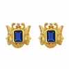 Tiron Women's Gold / Blue Isolde Blue Earring - Limited Edition