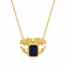 Tiron Women's Gold / Blue Paris Blue Neclace - Limited Edition