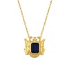 Tiron Women's Gold / Blue Tristan Blue Neclace - Limited Edition