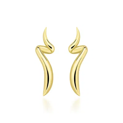 Tiron Women's Gold Caelivra Earing