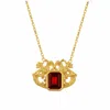 Tiron Women's Gold / Red Lancelot Red Necklace - Limited Edition