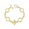Tiron Women's Gold Rondelle Bracelet