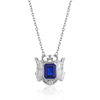 Tiron Women's Tristan Blue Silva Silver Neclace