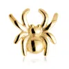 Tish Lyon Women's Athena 14ct Solid Gold Spider Flatback Stud - Gold