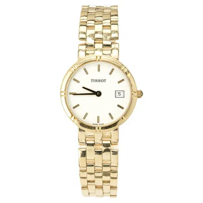 Pre-owned Tissot 18k Gold Ladies Five Row Panther Wristwatch In Multi