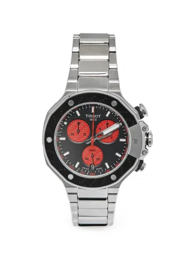 Pre-owned Tissot 2022 T-sport Marc Marquez 45mm Watch In Black