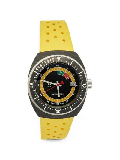 Pre-owned Tissot 2023 Sideral S 41mm Watch In Black